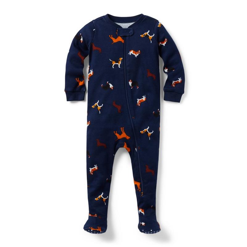 Baby Good Night Footed Pajama in Dog Nights - Janie And Jack